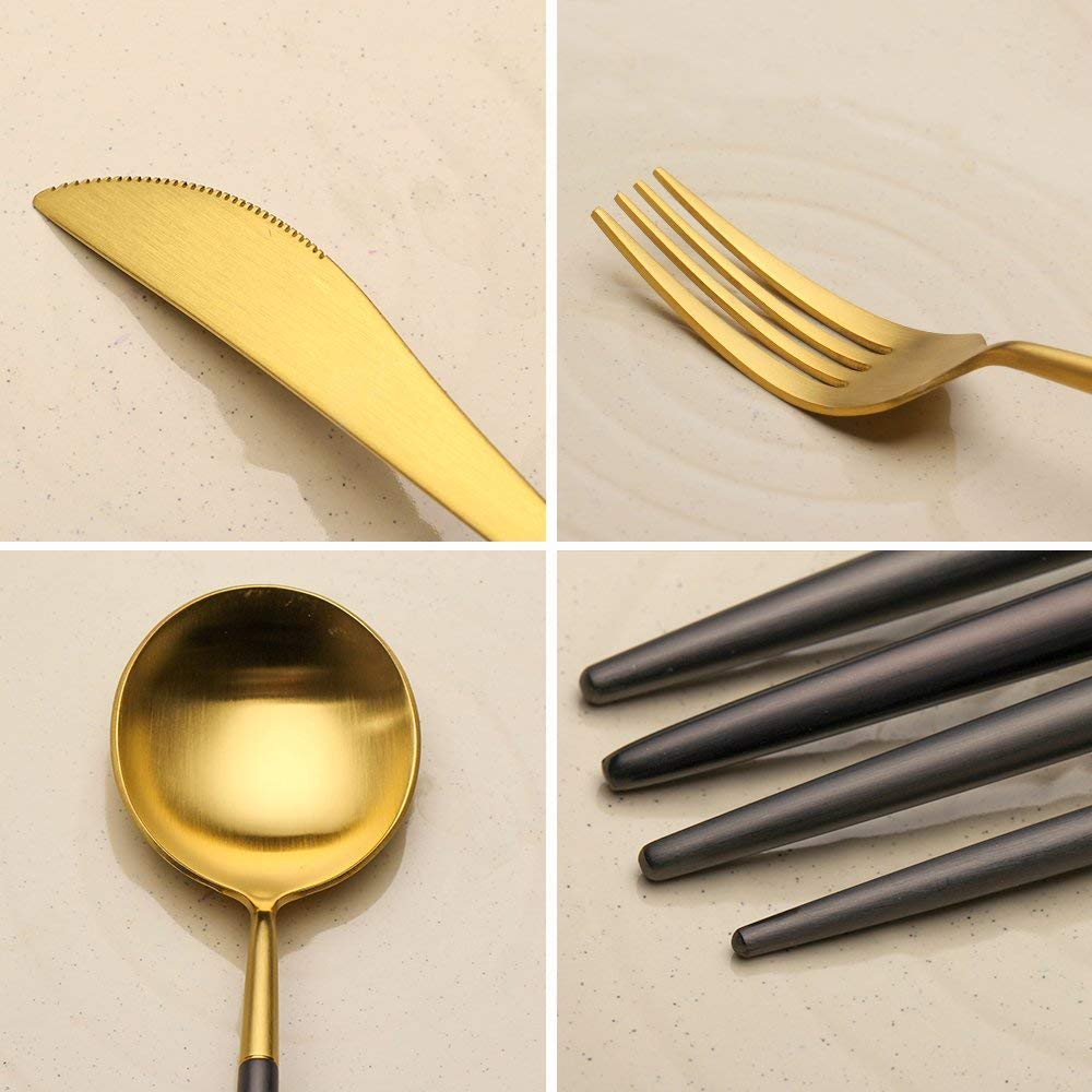 24‑Piece Stainless Steel Cutlery Set