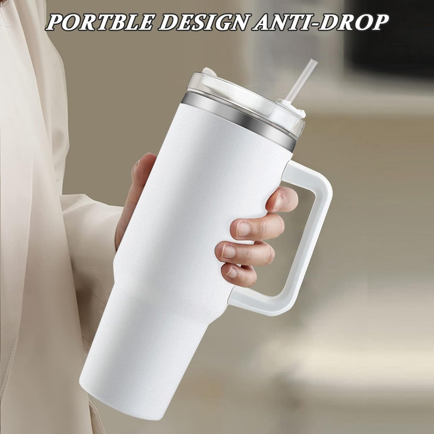 Tumblers Cup with Straw