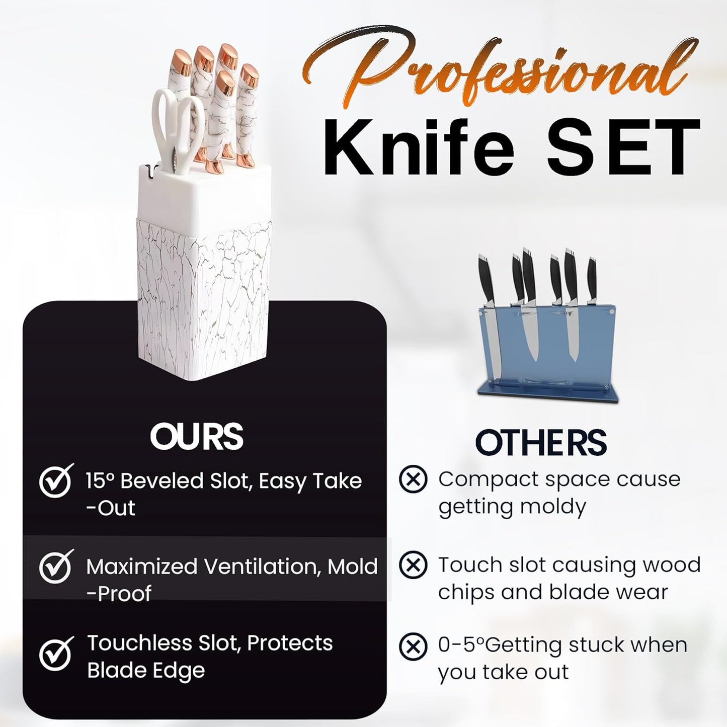 Stainless Steel Knife Set (6-Piece)