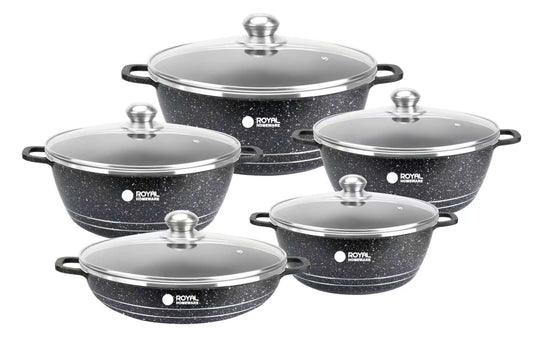 Homeware Aluminum 10-Piece Pot Set