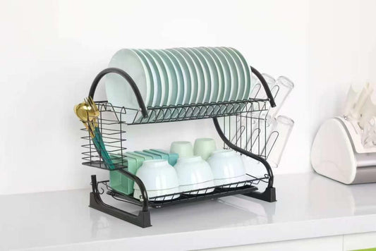Two-Tier Dish Drying Rack