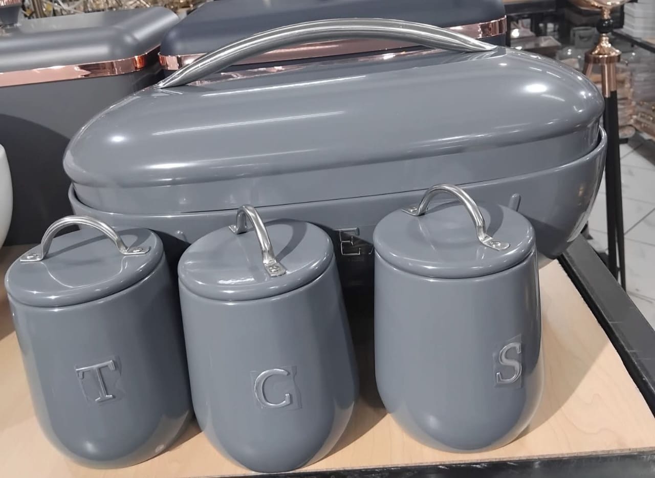Breadbin & Canisters Set