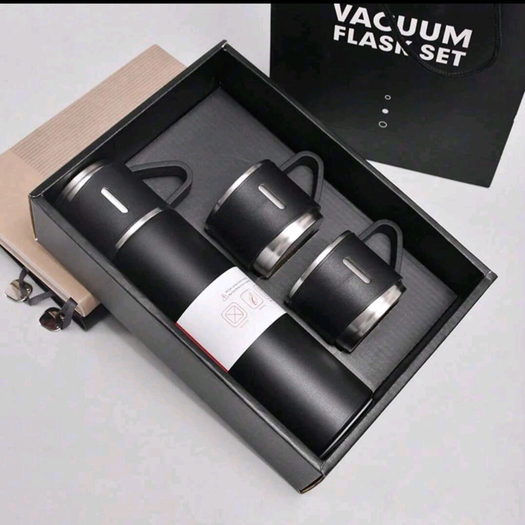 Stainless Steel Vacuum Flask Set