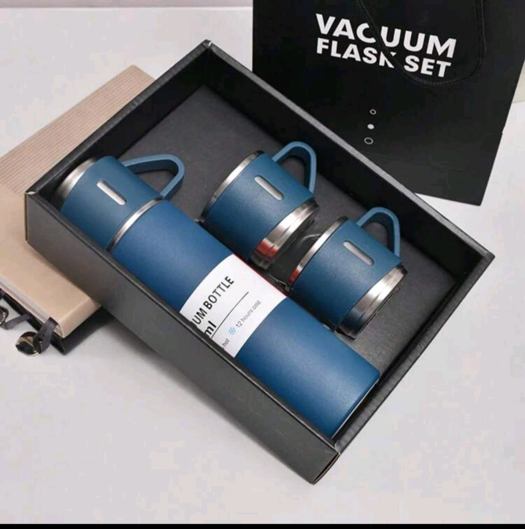 Stainless Steel Vacuum Flask Set