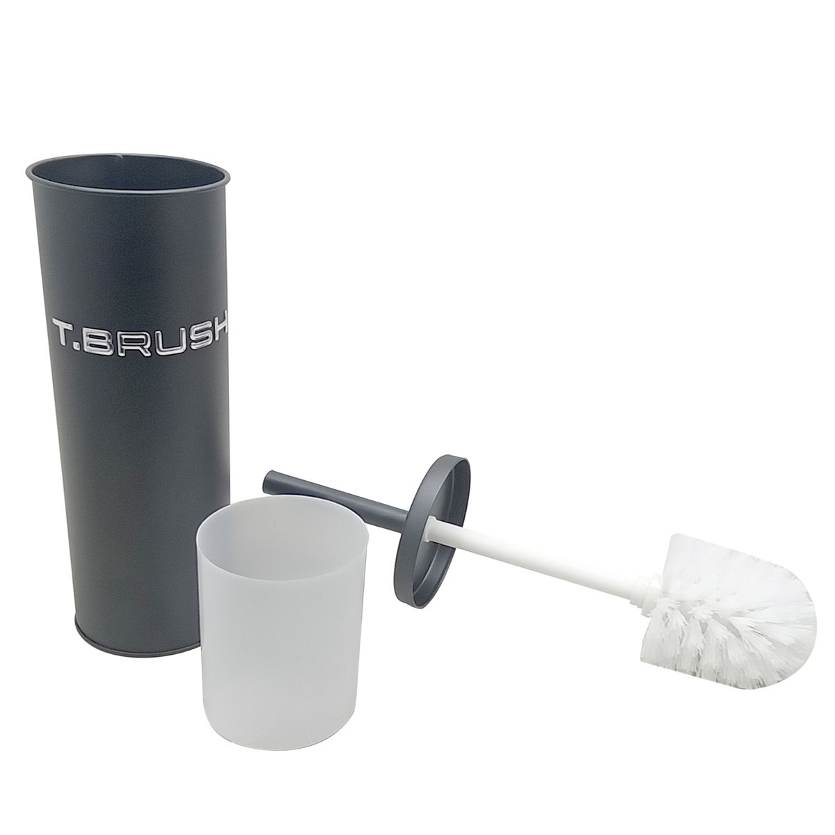 Coated 3D Icon Toilet Brush & Holder