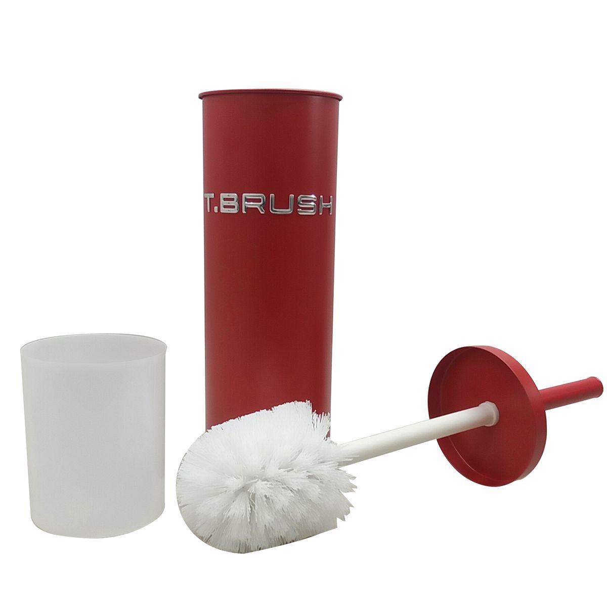 Coated 3D Icon Toilet Brush & Holder