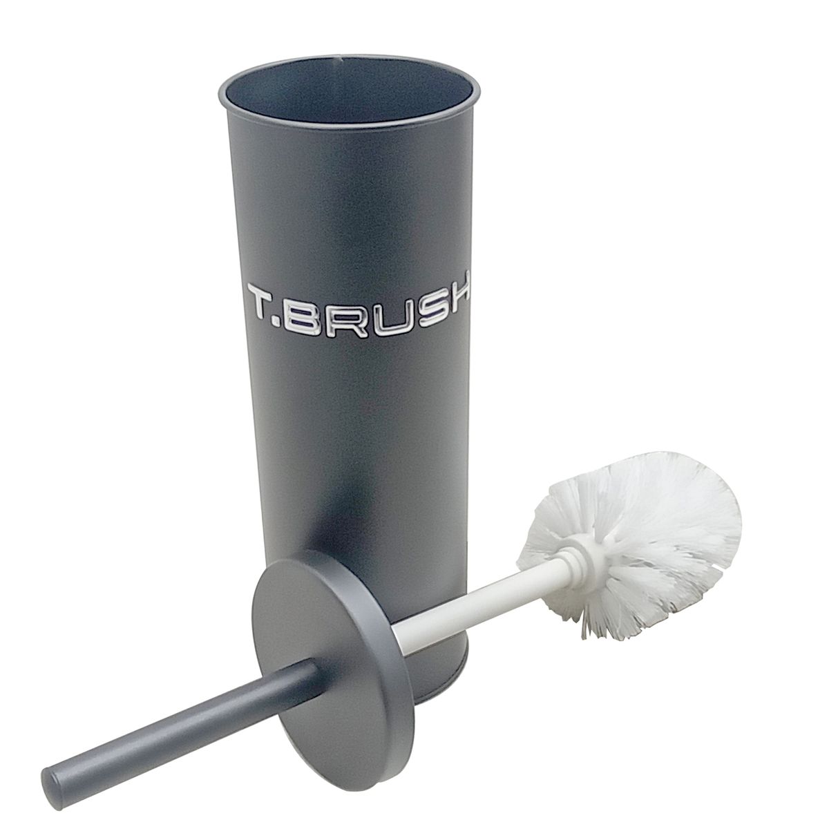 Coated 3D Icon Toilet Brush & Holder