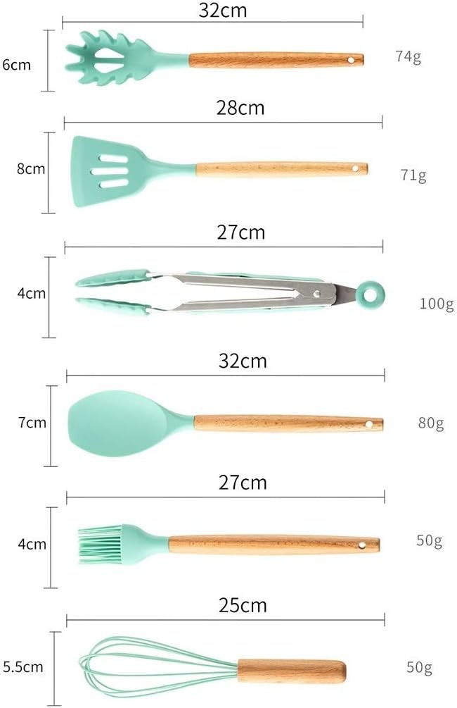 Twelve Piece Silicone Kitchen Set - Image 8