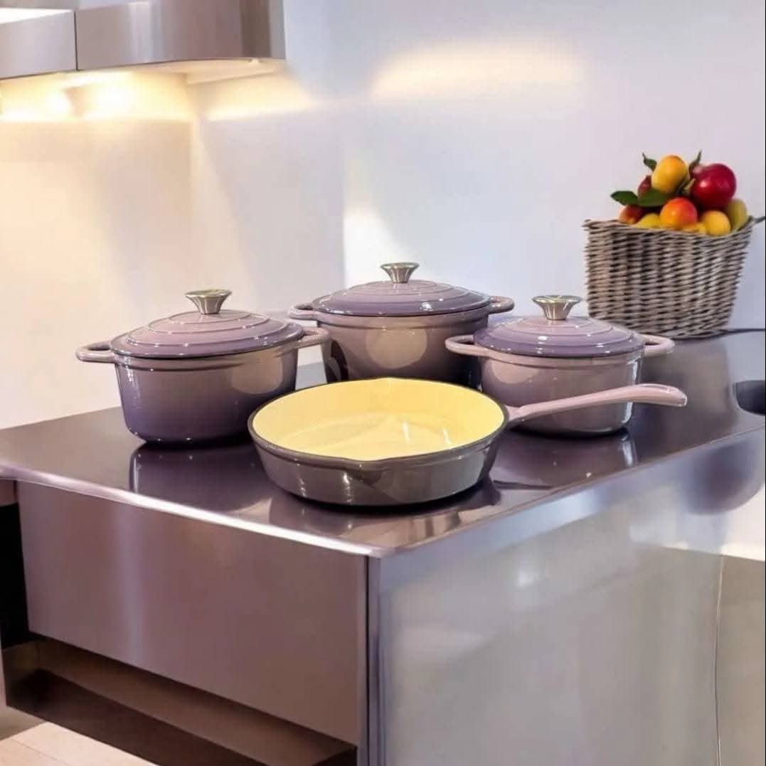7-Piece Cast Iron Pot Set - Image 7